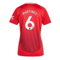 Camisa de time de futebol Manchester United Lisandro Martinez #6 Replicas 1º Equipamento Feminina 2024-25 Manga Curta